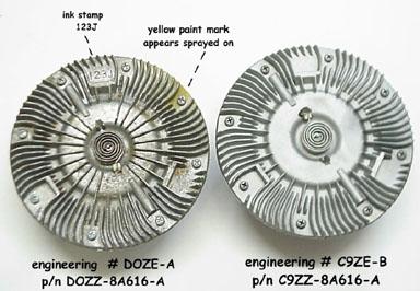 D0ZE-A and C9ZE-B Fan Clutches